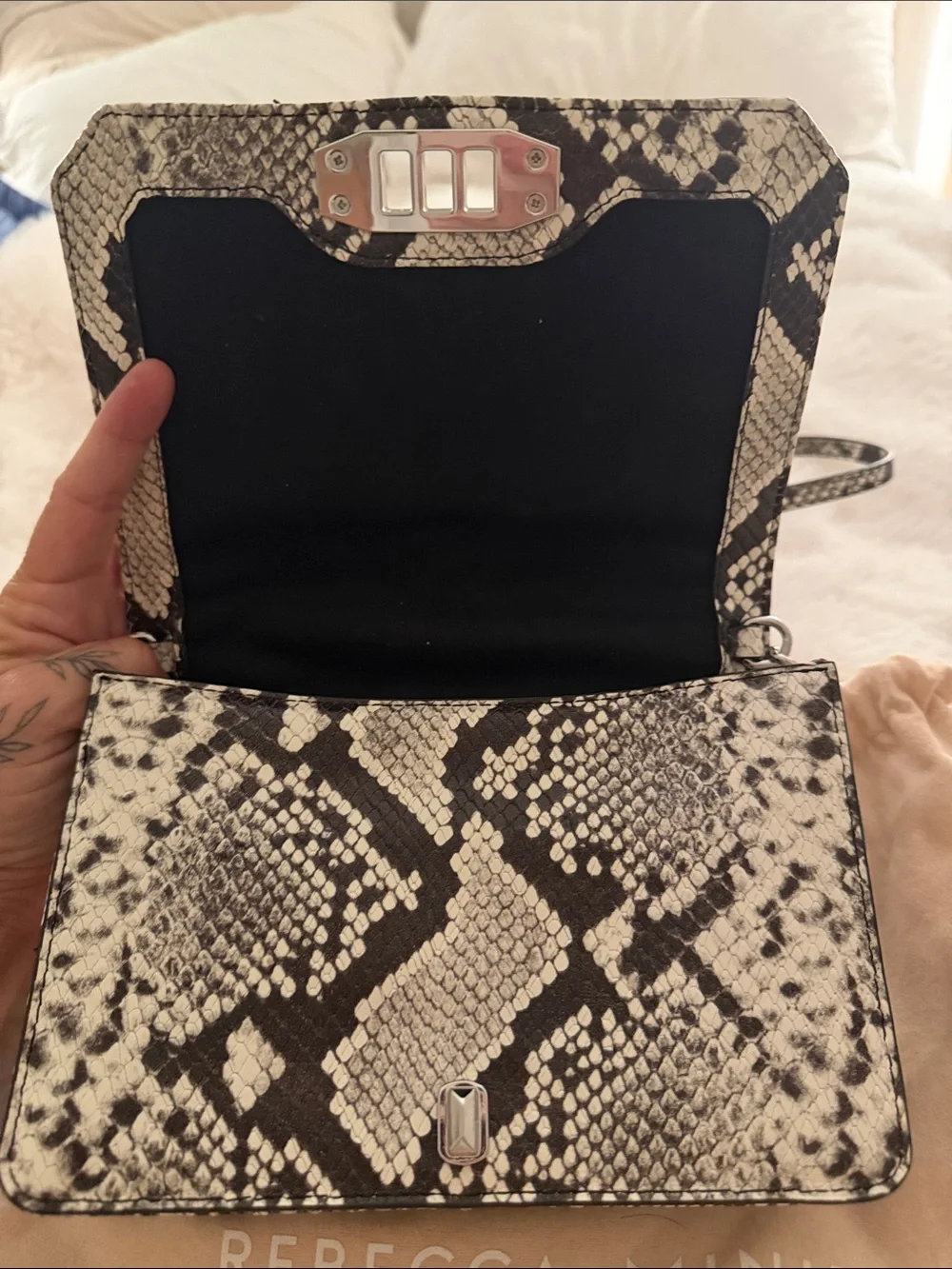 Rebecca Minkoff compact snake